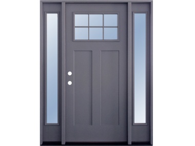 Craftsman 6-Lite Grey Door $1,395