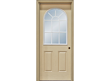 11 Lite Round Top Door