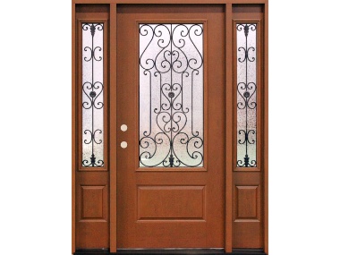 Essex Decorative Iron Scroll Door $1,595