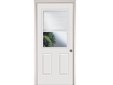 Mini Blinds Exterior Door