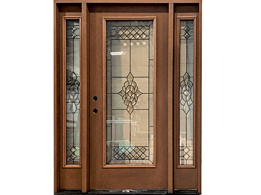 Providence Decorative door with sidelines