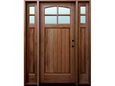 Prefinished Wood Exterior Doors