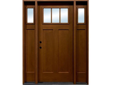 Prefinished Fiberglass Exterior Doors