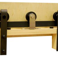 Barn door hardware kit