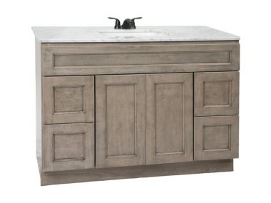 Old Harbor Gray Shaker Vanity