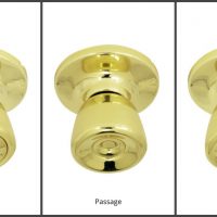 Polished Brass Knobs