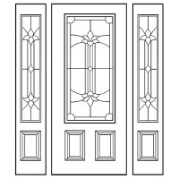 3/4 Rectangle with 3/4 sidelites