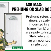 Prehung or slab