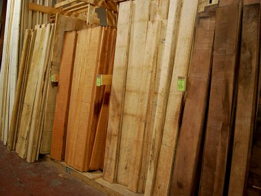 Hardwood Boards Rough Cut