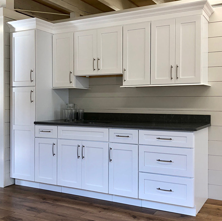 Arcadia White kitchen cabinets