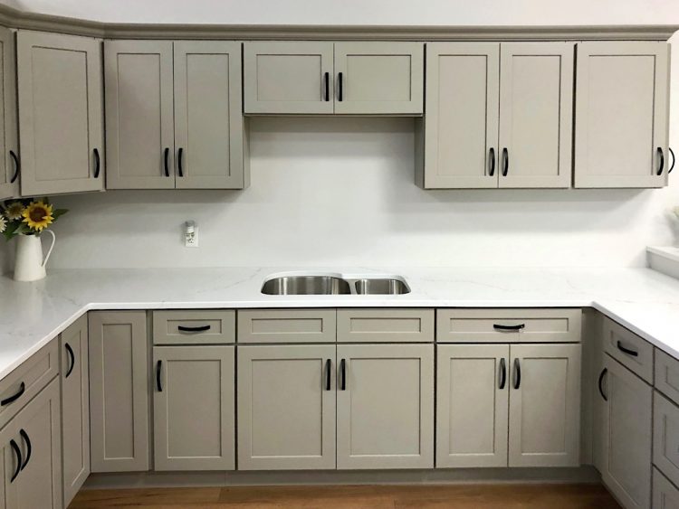 Stone Harbor Grey Kitchen Cabinets