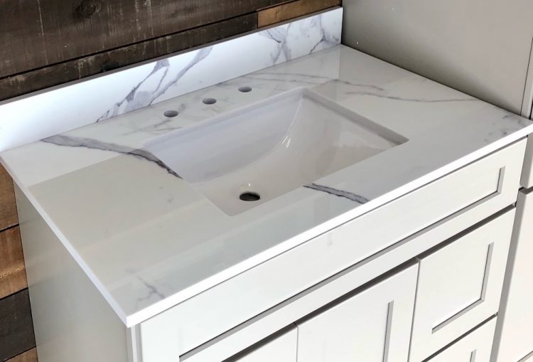 Calacatta Nowy bathroom vanity top