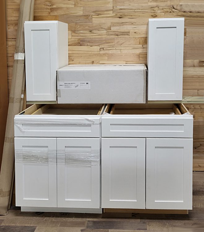 Tuscany White Cabinet Display