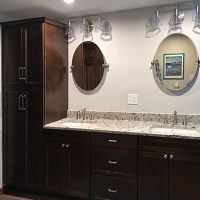 Bathroom / Saddle finish